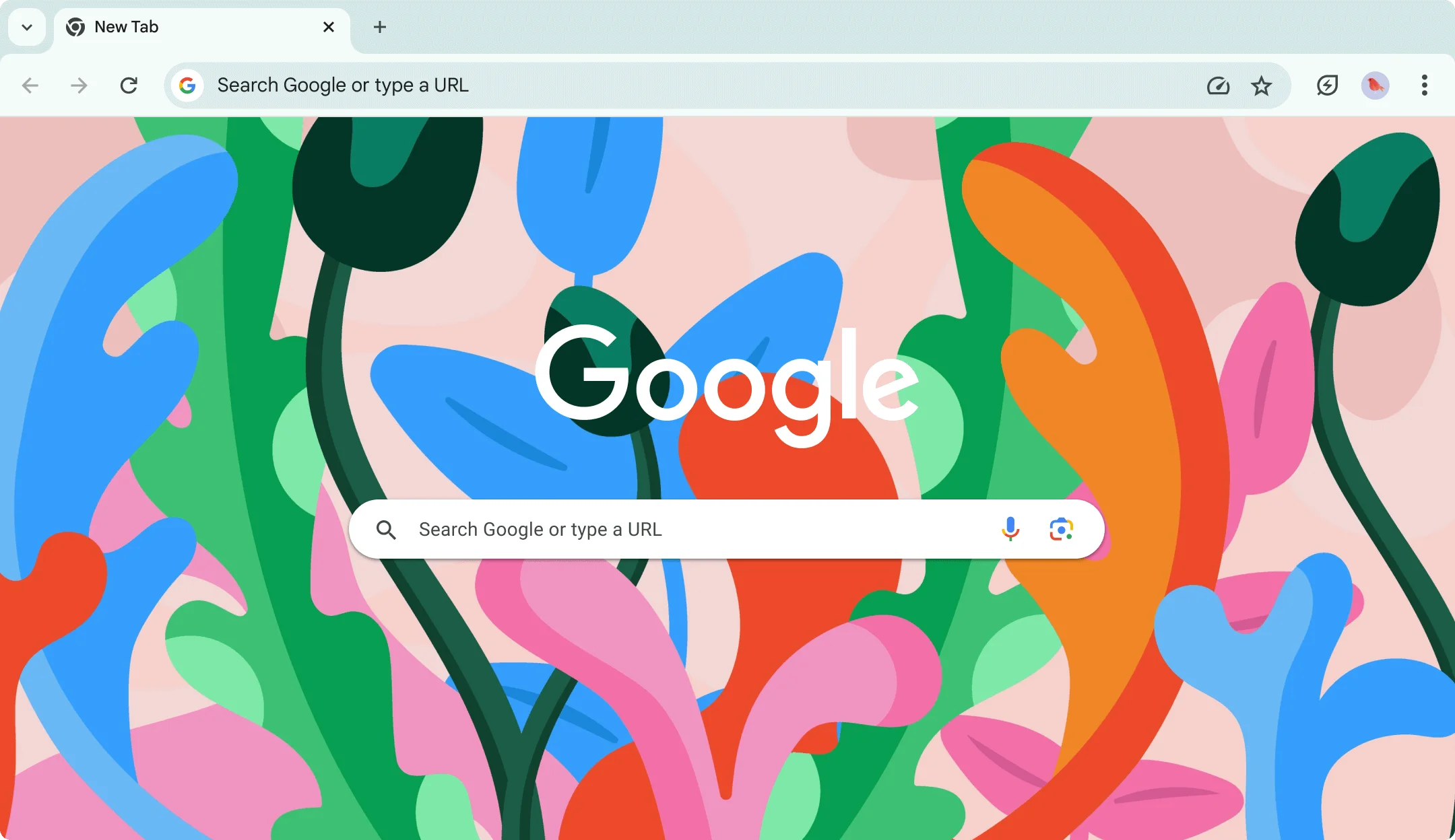 Google Chrome AI 智能浏览器主界面